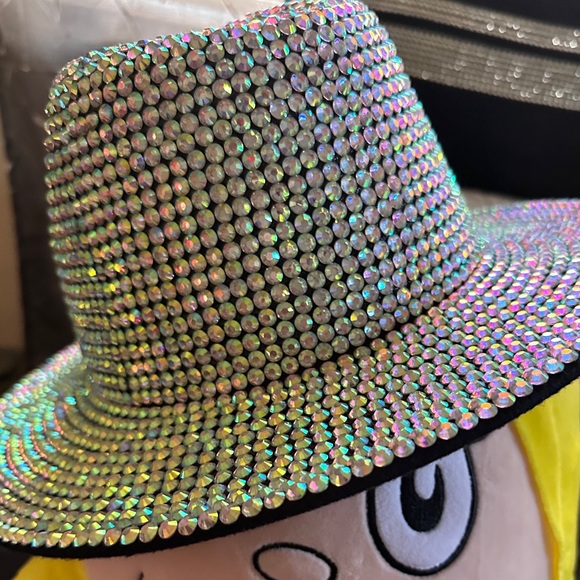 Ladies Bling Fedora - Picture 2 of 7